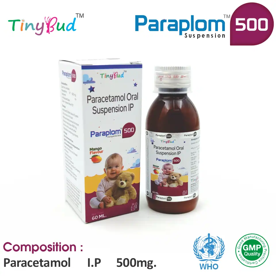 Paraplom 500mg Syrup for PCD Pharma Franchise